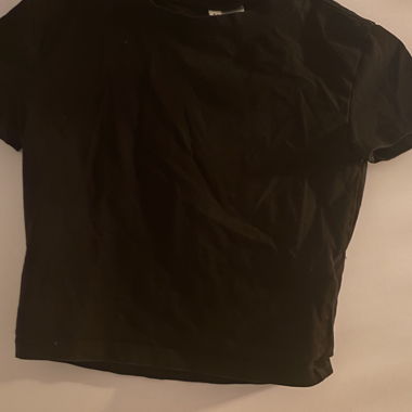 Top corto nero H&M