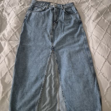 Jupe midi en denim MNG