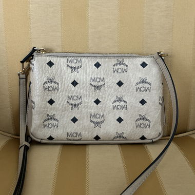 MCM Crossbody Millie Beige - Umhängetasche 
