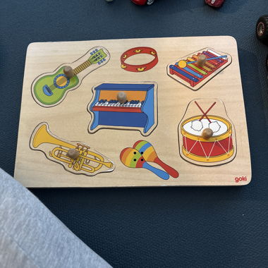 Goki Sound Puzzle Musikinstrumente mit Ton