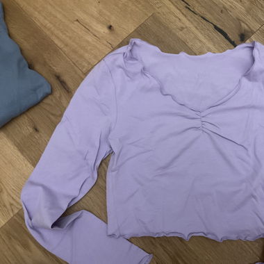 lila Shirt, gute Passform (Preis inclusive Versand