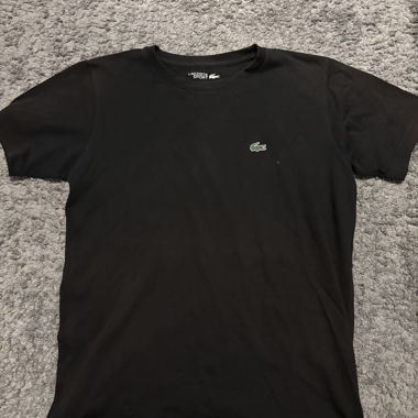 T-shirt Lacoste Sport noir