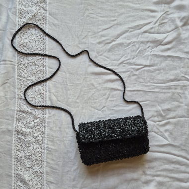 Black Sequin Bag