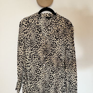 Blusa Leopardata Massimo Dutti