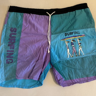 Vintage Surfer Badehose