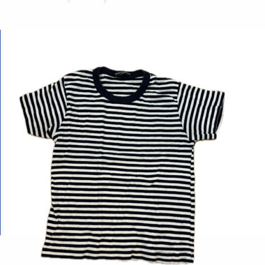 T-shirt baby rayé noir et blanc Brandy Melville