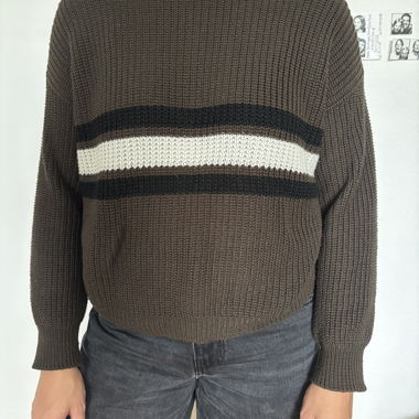Brown Knit Sweater