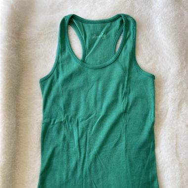 Top basique vert 34 neuf