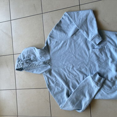 Sweat à capuche bleu