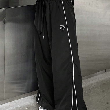 Pantalon de survêtement ample noir