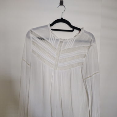 White flowy shirt