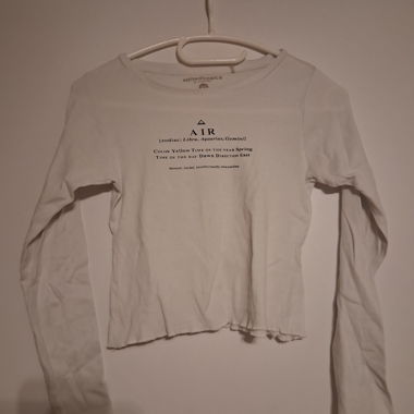 Top corto bianco
