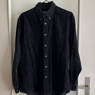 Black vintage Uniqlo cord shirt M