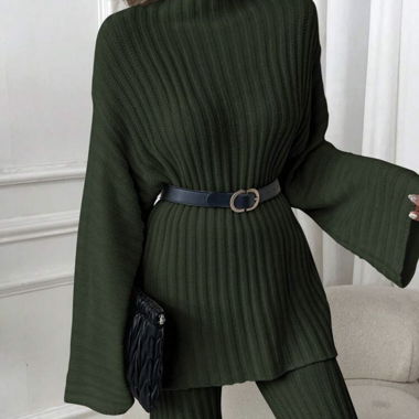 Knitted Sweater & Pants Set