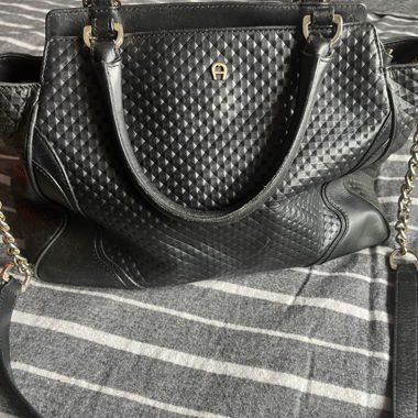 Black Quilted Handbag