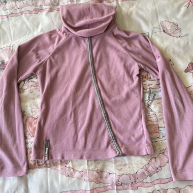 Pile rosa chiaro Roxy con cappuccio