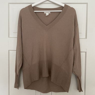 bequemer Pullover braun