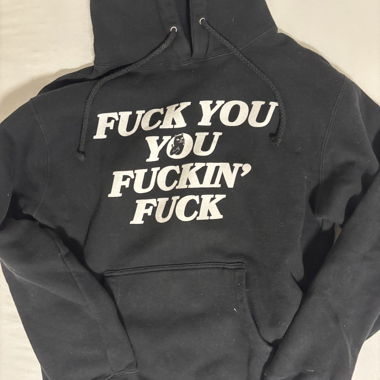 Hoodie noir ripndip