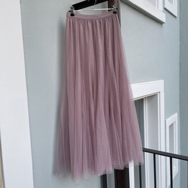 Tulle skirt old pink