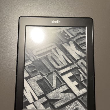 Kindle with cover