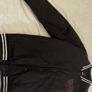 Vans 66 Champs Varsity jacket in black