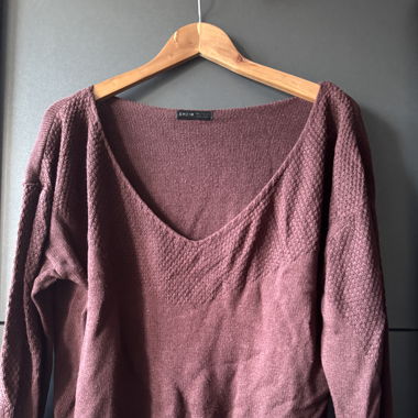 Pull bordeaux 
