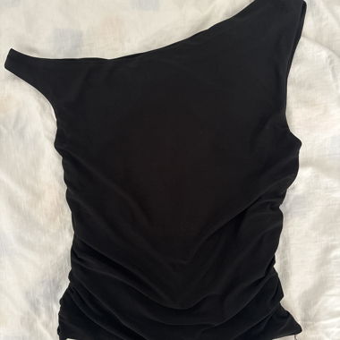 Top nero fluido Pull&Bear