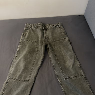 Jeans uomo Zara EUR 46 in verde oliva