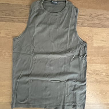 Green/grey tank top
