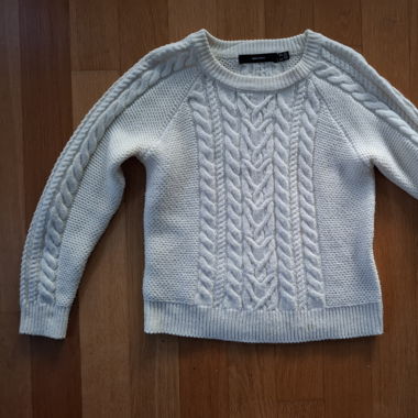 Pullover wollweiss