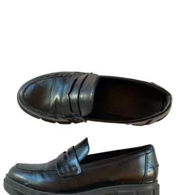 Black loafers