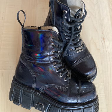 NEW ROCK special Edition rainbow boots