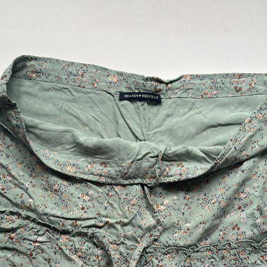 brandy melville rock / skirt floral print green