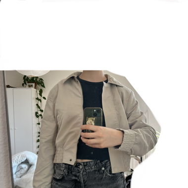 Pilotenjacke mit Schulterpolster