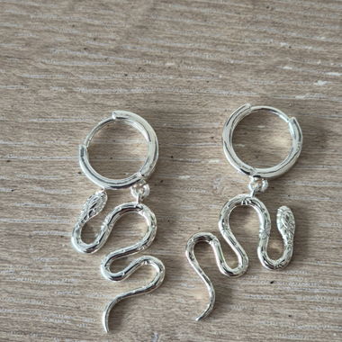 Boucles d'oreilles serpent cool