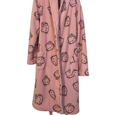 Damenbademantel/Peignoir weich Hello Kitty t.M
