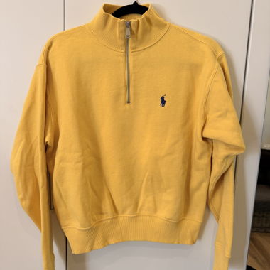 Pull Ralph Lauren Polo jaune clair