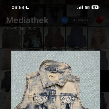 VINTAGE DENIM VEST 