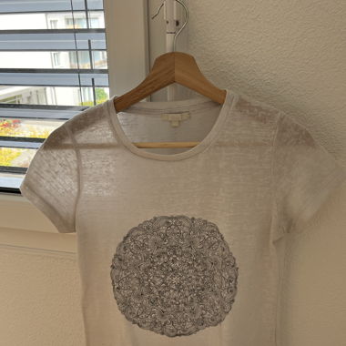 weisses Mandala Shirt