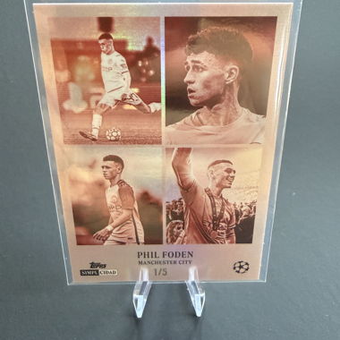 Carta Phil Foden Topps /5