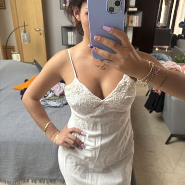 White summer dress