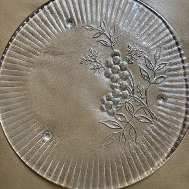 Glass Lid with Decor