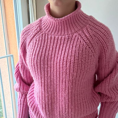 Strickpullover- pink