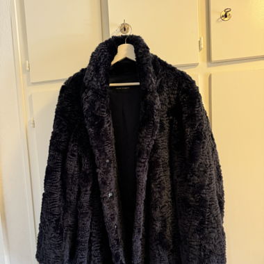 Fake fur coat