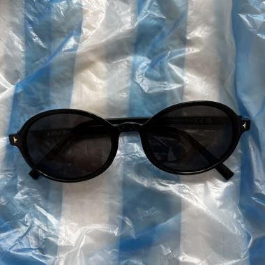 Lunettes de soleil rondes noires