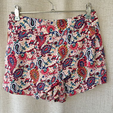 Short multicolore in cashmere Paisley - Zebra