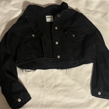 Bershka Black Denim Jacket