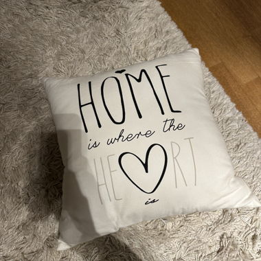 Coussin décoratif blanc