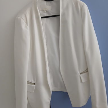 Blazer blanc de zebra