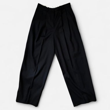 COS wide leg tailored wool blend trousers
